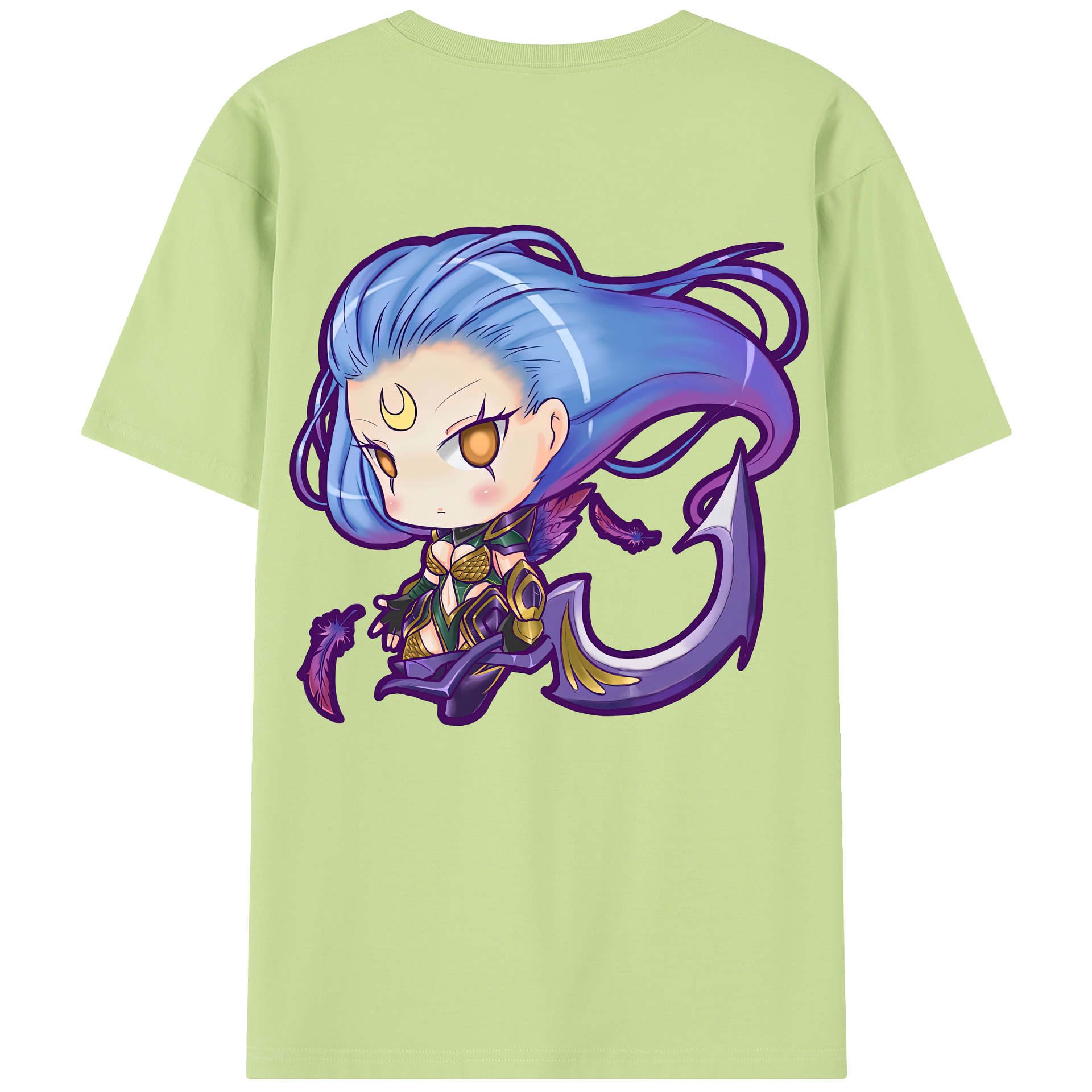 リーグ・オブ・レジェンド League of Legends LOL 綿100％半袖Tシャツ（背面プリント）